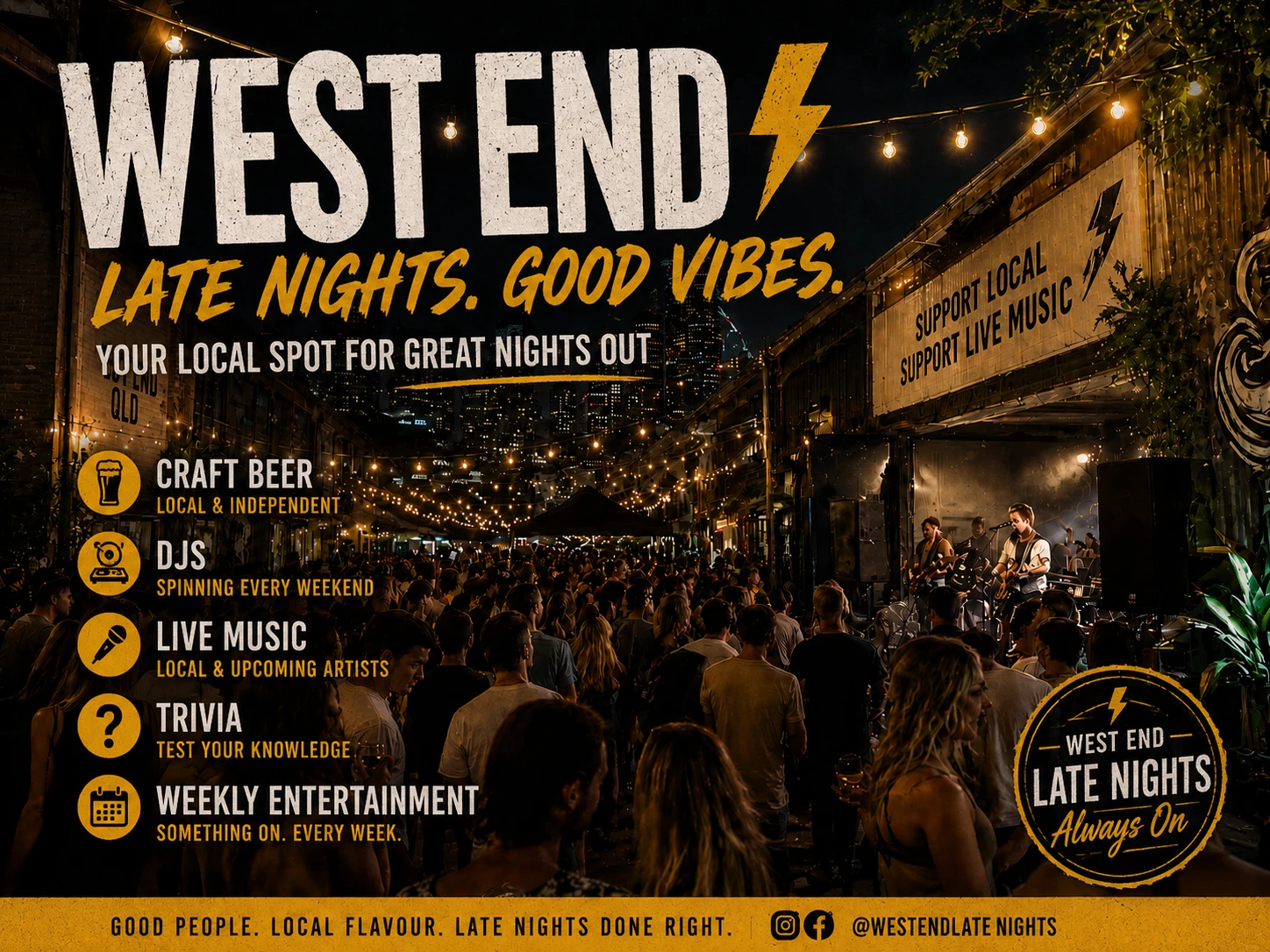 West End Weekend: Small venues, big atmosphere